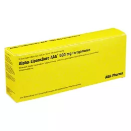 ALPHA LIPONSÄURE AAA Φιαλίδια έγχυσης 600 mg, 5X50 ml