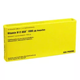VITAMIN B12 AAA Αμπούλες 1000 μg, 10X1 ml