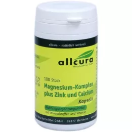 MAGNESIUM KOMPLEX m.Zink+Κάψουλες ασβεστίου, 100 κάψουλες