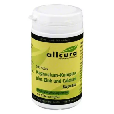 MAGNESIUM KOMPLEX m.Zink+Κάψουλες ασβεστίου, 100 κάψουλες
