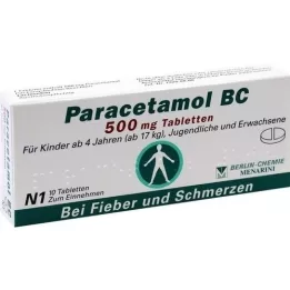 PARACETAMOL BC δισκία 500 mg, 10 τεμάχια