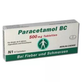PARACETAMOL BC δισκία 500 mg, 10 τεμάχια