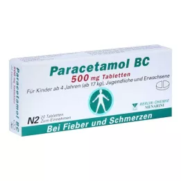 PARACETAMOL BC δισκία 500 mg, 20 τεμάχια