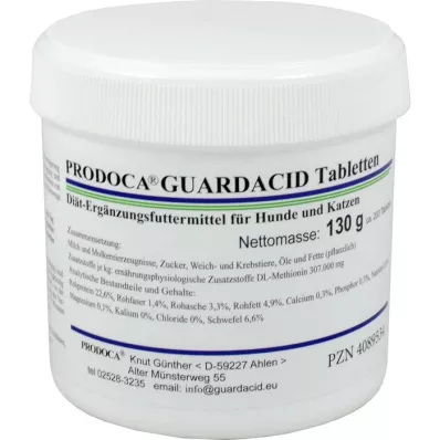 GUARDACID Δισκία κτηνιάτρου, 200 τεμάχια