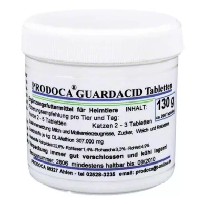 GUARDACID Δισκία κτηνιάτρου, 200 τεμάχια GUARDACID Δισκία κτηνιάτρου, 200 τεμάχια