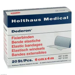 DEDERON Επίδεσμοι στερέωσης 6 cmx4 m, 20 τεμάχια