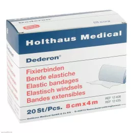 DEDERON Επίδεσμοι στερέωσης 8 cmx4 m, 20 τεμάχια