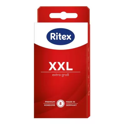 RITEX XXL Προφυλακτικά, 8 τεμάχια RITEX XXL Προφυλακτικά, 8 τεμάχια