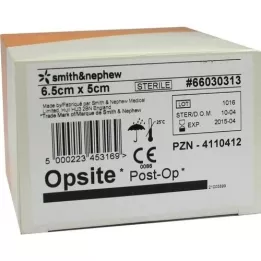 OPSITE Post-OP επίδεσμος 5x6,5 cm, 6X5 τεμ