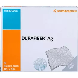 DURAFIBER Επίδεσμος Ag 10x10 cm, 10 τεμάχια