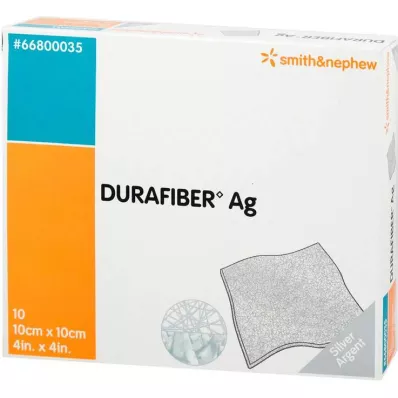 DURAFIBER Επίδεσμος Ag 10x10 cm, 10 τεμάχια DURAFIBER Επίδεσμος Ag 10x10 cm, 10 τεμάχια