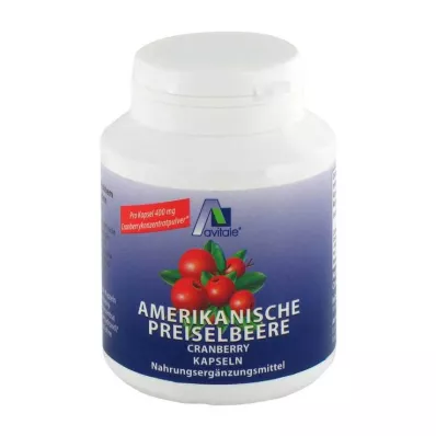PREISELBEERE Κάψουλες American 400 mg, 100 τεμάχια