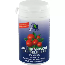 PREISELBEERE Κάψουλες American 400 mg, 60 τεμάχια