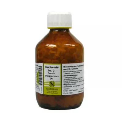 BIOCHEMIE 3 Ferrum phosphoricum D 6 δισκία, 1000 κάψουλες