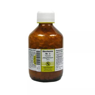 BIOCHEMIE 3 Ferrum phosphoricum D 12 δισκία, 1000 κάψουλες