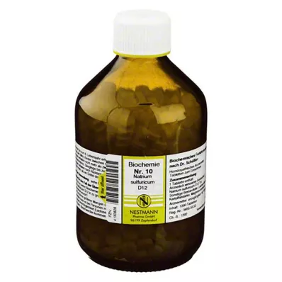 BIOCHEMIE 10 Natrium sulfuricum D 12 δισκία, 1000 τεμάχια