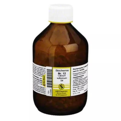 BIOCHEMIE 12 Calcium sulphuricum D 6 δισκία, 1000 κάψουλες