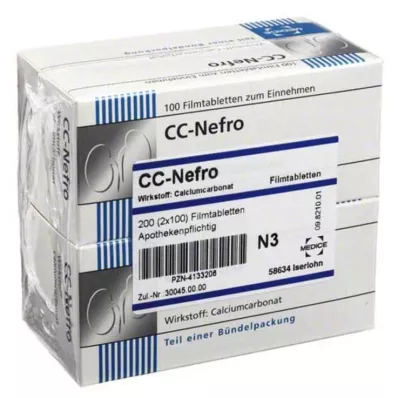CC-NEFRO Επικαλυμμένα με λεπτό υμένιο δισκία, 200 τεμάχια