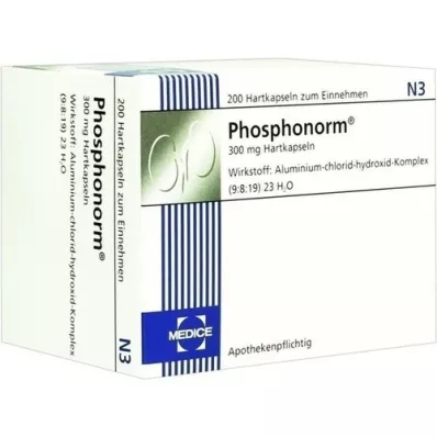 PHOSPHONORM Σκληρές κάψουλες, 200 τεμάχια