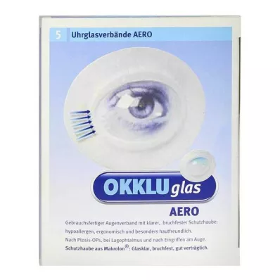 OKKLUGLAS Γυάλινος επίδεσμος ρολογιού Aero, 5 τεμ