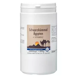 SCHWARZKÜMMEL ÄGYPTEN+E κάψουλες, 1000 κάψουλες