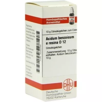 ACIDUM BENZOICUM E Resina D 12 σφαιρίδια, 10 g