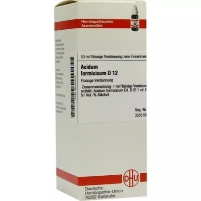 ACIDUM FORMICICUM D 12 αραίωση, 50 ml