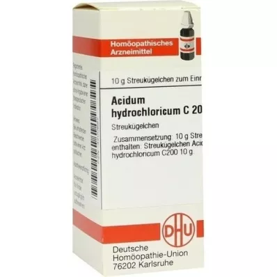 ACIDUM HYDROCHLORICUM C 200 σφαιρίδια, 10 g