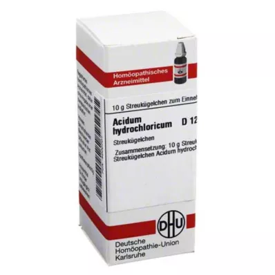 ACIDUM HYDROCHLORICUM D 12 σφαιρίδια, 10 g