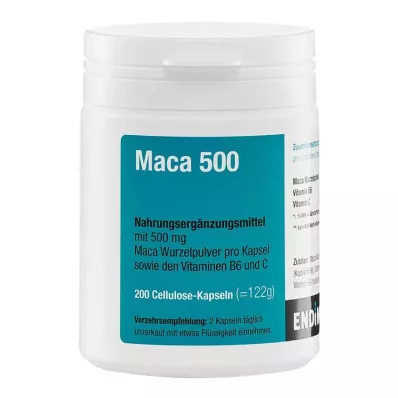 Maca 500 κάψουλες, 200 τεμάχια