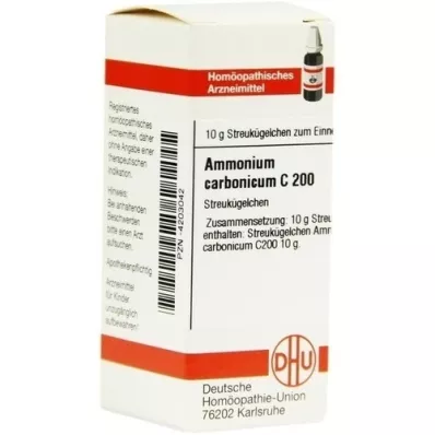 AMMONIUM CARBONICUM C 200 σφαιρίδια, 10 g