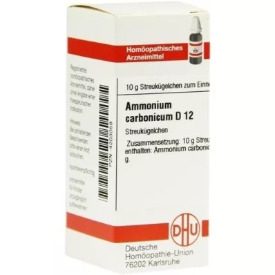 AMMONIUM CARBONICUM D 12 σφαιρίδια, 10 g