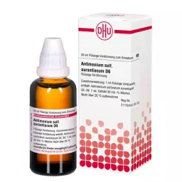 ANTIMONIUM SULFURATUM aurantiacum D 6 αραίωση, 50 ml