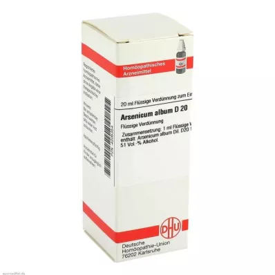 ARSENICUM ALBUM D 20 αραίωση, 20 ml