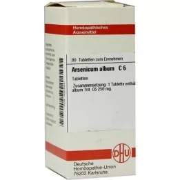 ARSENICUM ALBUM C 6 δισκία, 80 κάψουλες