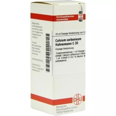 CALCIUM CARBONICUM Hahnemanni C 30 Αραίωση, 20 ml