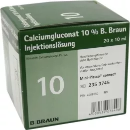 CALCIUMGLUCONAT 10% MPC Ενέσιμο διάλυμα, 20X10 ml