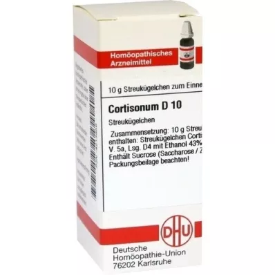 CORTISONUM D 10 σφαιρίδια, 10 g