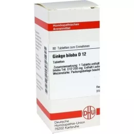 GINKGO BILOBA D 6 δισκία, 80 κάψουλες