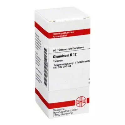 DHU Glonoinum D 12 δισκία, 80 τεμ