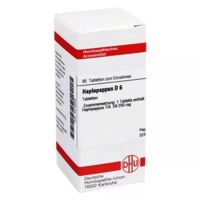 HAPLOPAPPUS D 6 δισκία, 80 κάψουλες