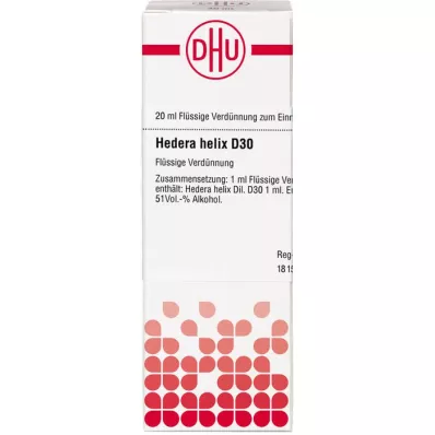 HEDERA HELIX D 30 αραίωση, 20 ml