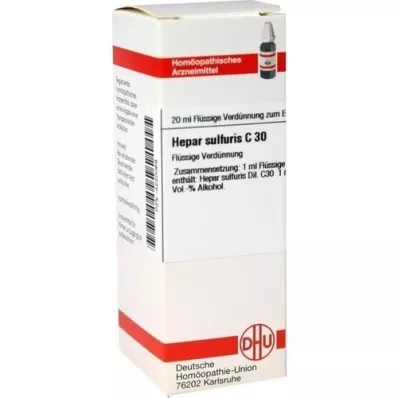 HEPAR SULFURIS Αραίωση C 30, 20 ml