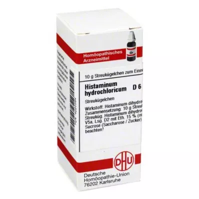 HISTAMINUM hydrochloricum D 6 σφαιρίδια, 10 g