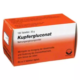 KUPFERGLUCONAT Δισκία, 100 τεμάχια