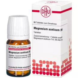 MAGNESIUM ACETICUM D 6 δισκία, 80 κάψουλες