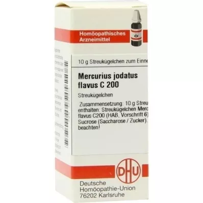 MERCURIUS JODATUS FLAVUS C 200 σφαιρίδια, 10 g