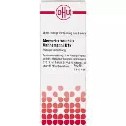 MERCURIUS SOLUBILIS Hahnemanni D 15 αραίωση, 50 ml