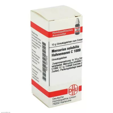 MERCURIUS SOLUBILIS Hahnemanni C 1000 σφαιρίδια, 10 g