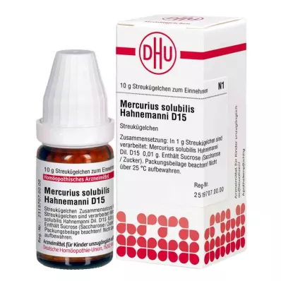 Mercurius Solub.D15 Globules Hahnemann (10 g)